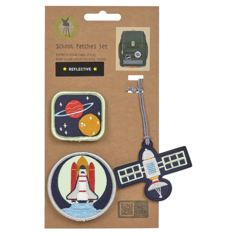 Lässig Zubehör School Patches Set - Anhänger/Patches (Space)