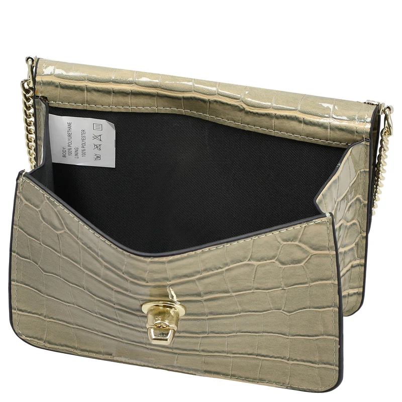 Seidenfelt Tuuli Small - Umhängetasche 17 cm (smoke green/gold)