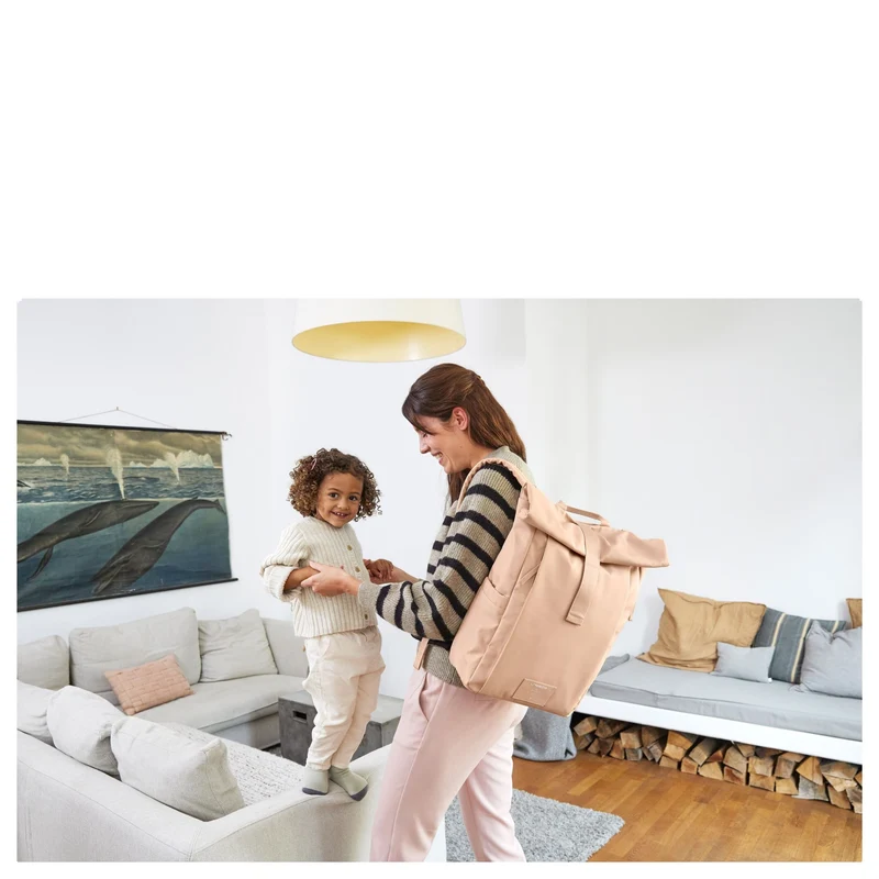 Lässig Green Label Rolltop Up - Wickelrucksack 42 cm (peach rose)