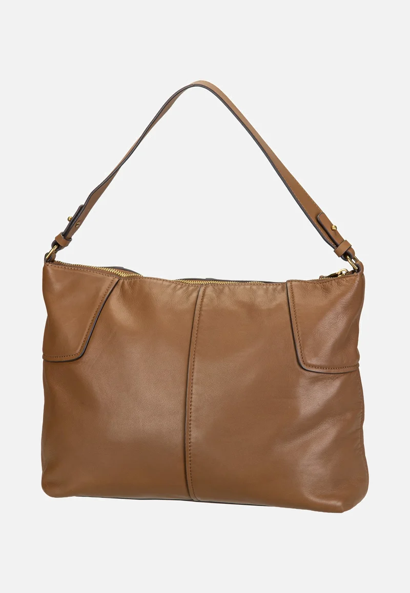 Mila Hobo M Sheep Natural Sepia - Hobo Bag