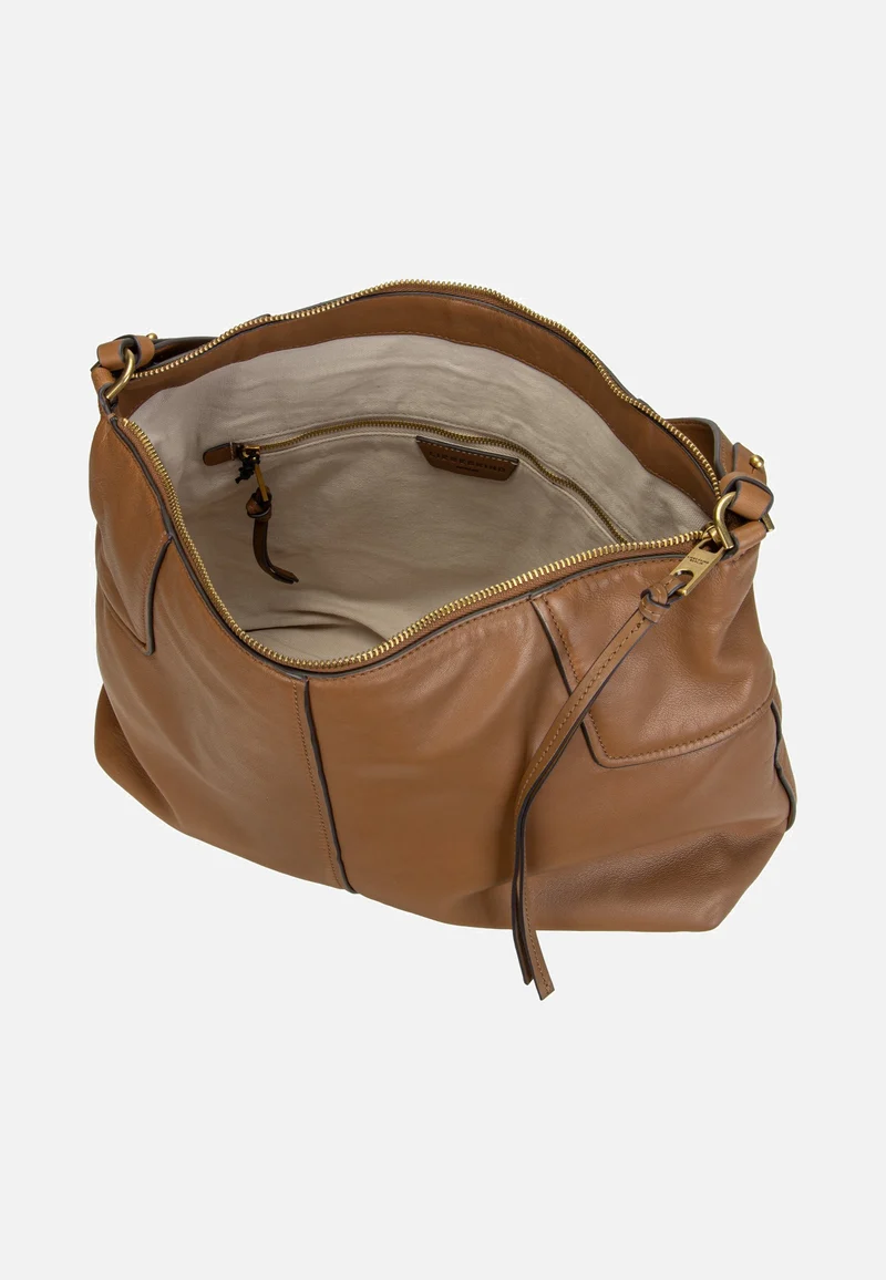 Mila Hobo M Sheep Natural Sepia - Hobo Bag