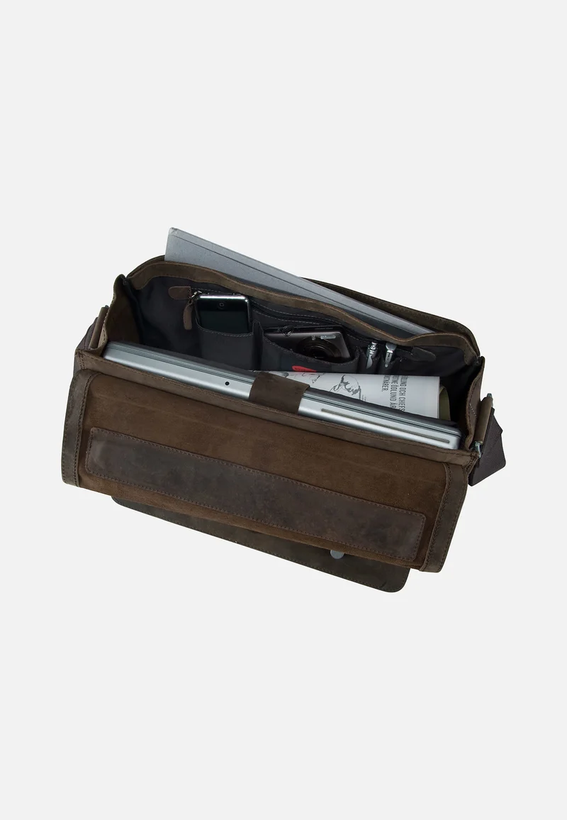 Richmond Briefbag L Dark Brown - Aktentasche