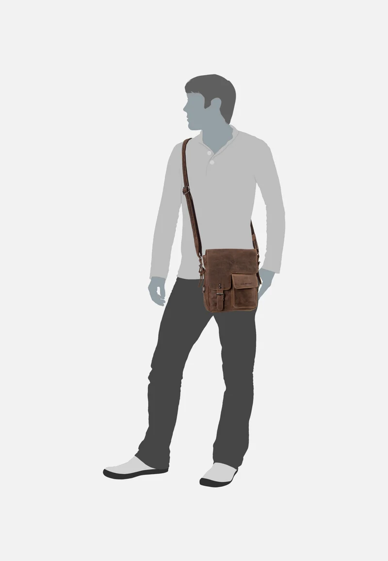 Vintage Revival Messenger 1912 Sattelbraun - Crossbody Bag