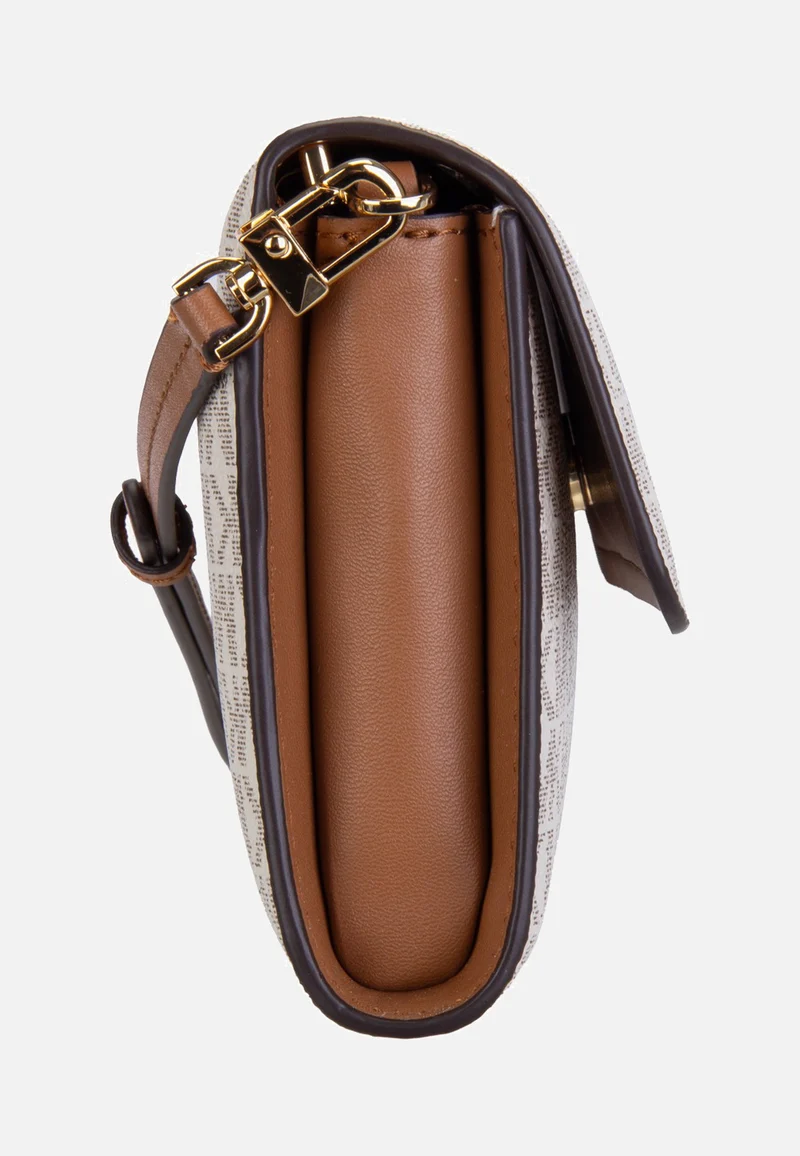 Jet Set SM Ew Flap Crossbody Vanilla/Acorn - Abendtasche