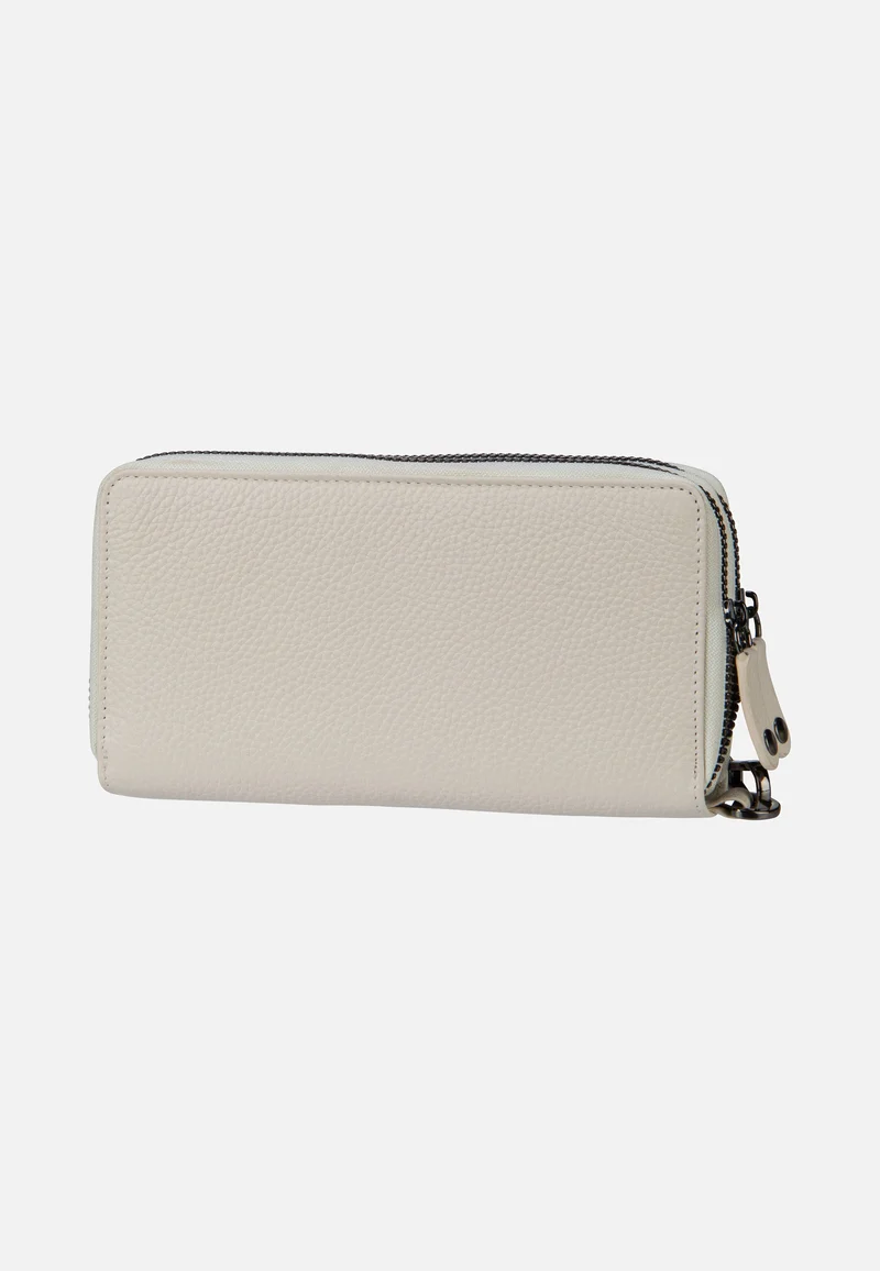 Elsa Ladies Double Zip Weiß - Portemonnaie
