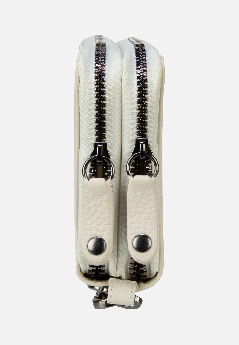 Elsa Ladies Double Zip Weiß - Portemonnaie