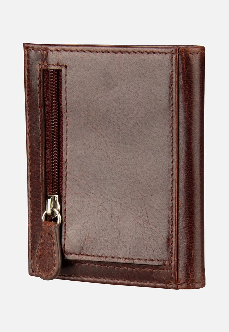 Secure Slim Mini Zip Special 1485R Braun - Portemonnaie
