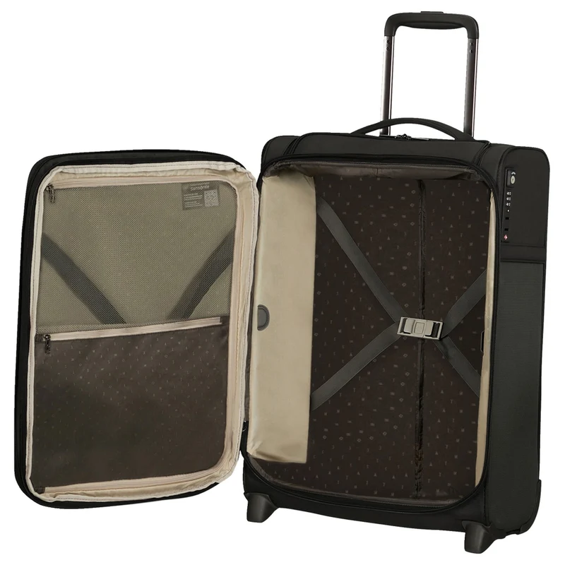 Samsonite Airea Upright - 2-Rollen-Kabinentrolley 55 cm (Toppocket) erw. (black)