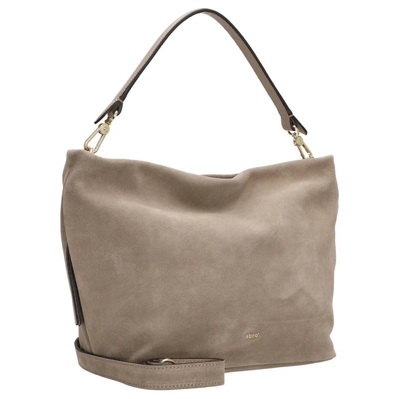abro Ebony Suede - Beuteltasche 28 cm (siena)