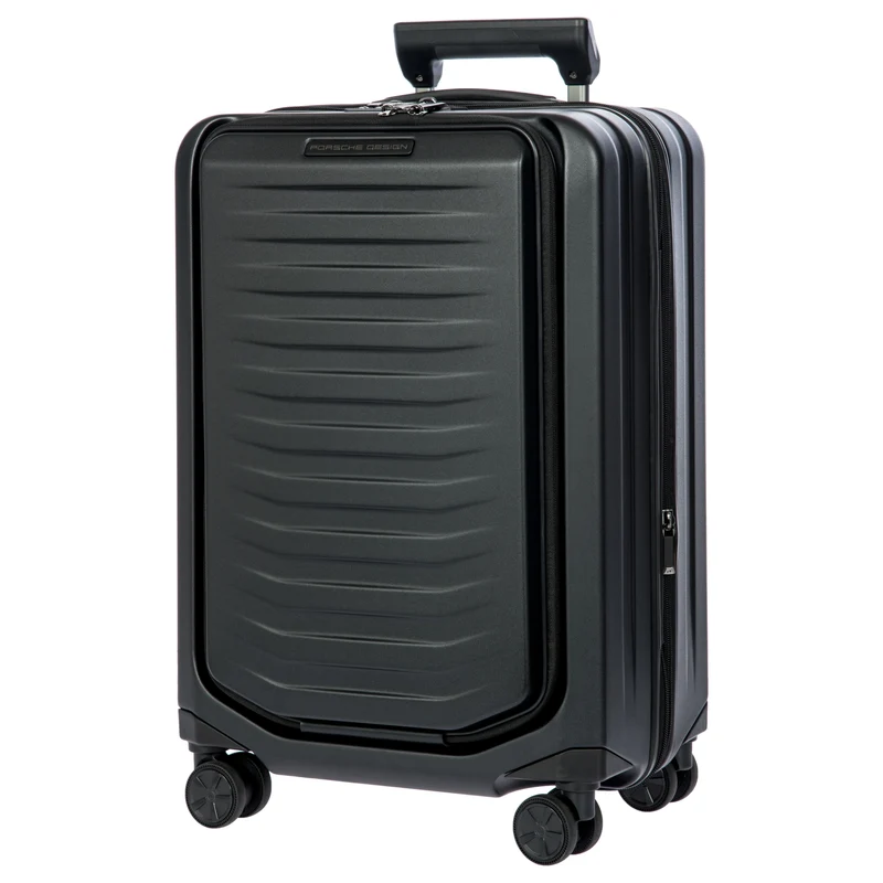 Porsche Design Roadster Hardcase - 4-Rollen-Kabinentrolley mit Vortasche S 55 cm (black matt)