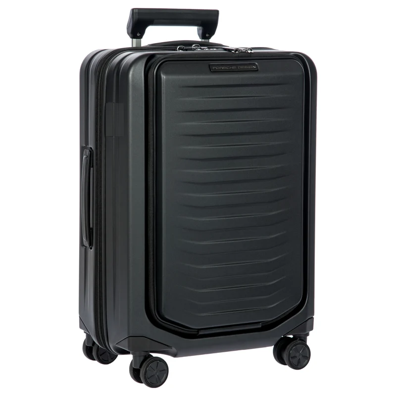 Porsche Design Roadster Hardcase - 4-Rollen-Kabinentrolley mit Vortasche S 55 cm (black matt)