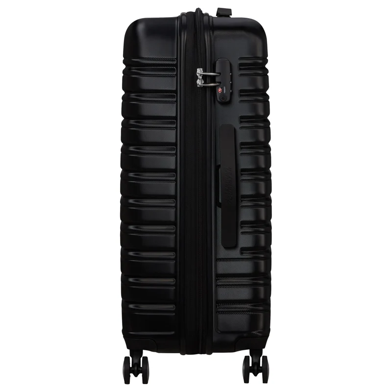 American Tourister Flashline - 4-Rollen-Trolley 67 cm erw. (schwarz)