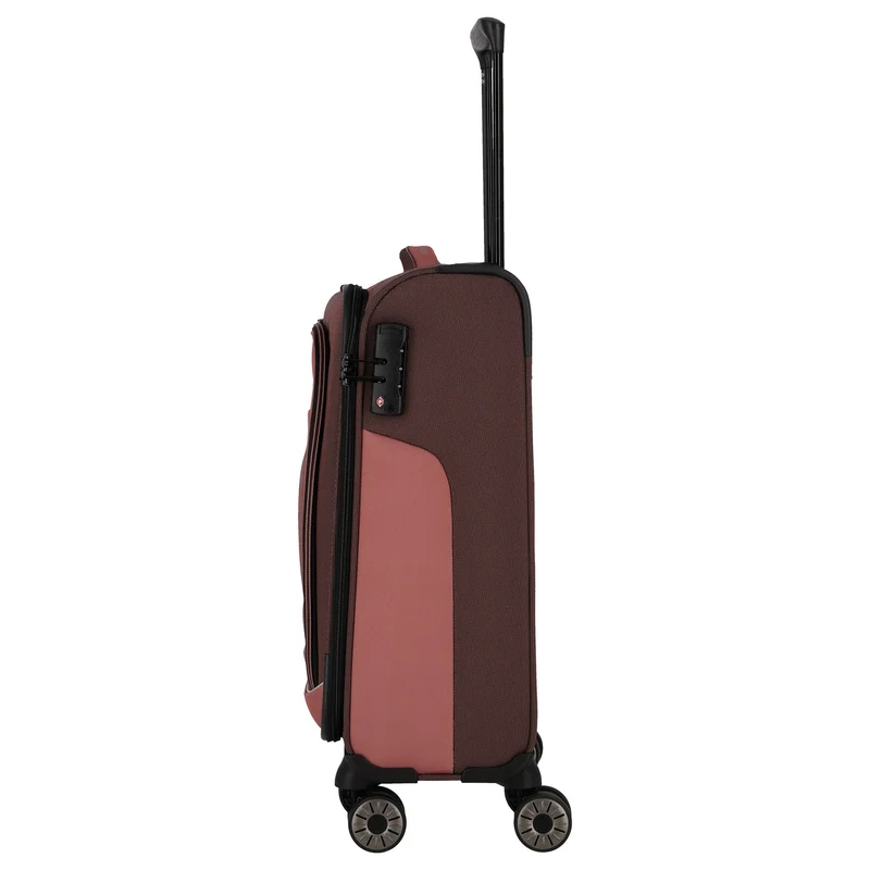 Travelite Viia - 4-Rollen-Kabinentrolley S 55 cm (Frühlingsrose)