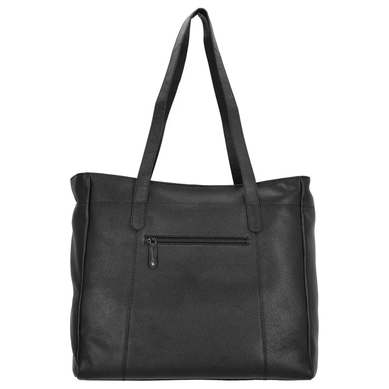 bugatti Elsa - Shopper Leder 42 cm (black)