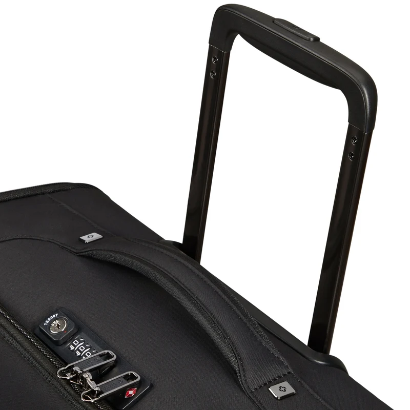 Samsonite Airea - 4-Rollen-Kabinentrolley 55 cm erw. (black)
