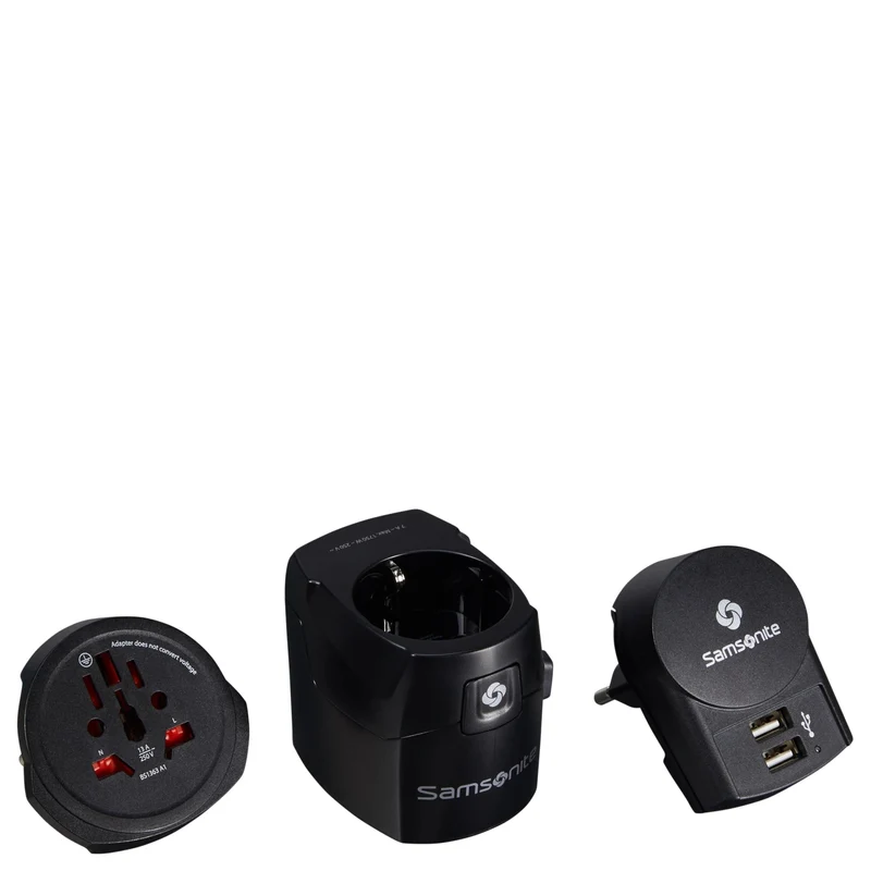 Samsonite World Adaptor Pro - Reiseadapter (black)