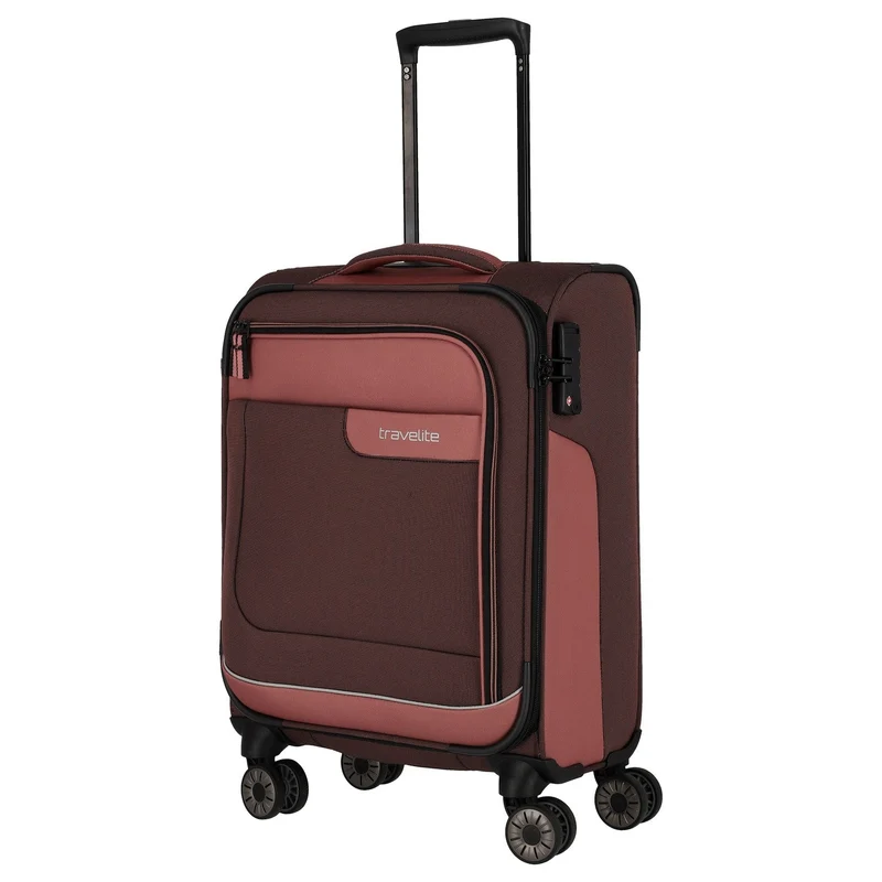 Travelite Viia - 4-Rollen-Kabinentrolley S 55 cm (Frühlingsrose)