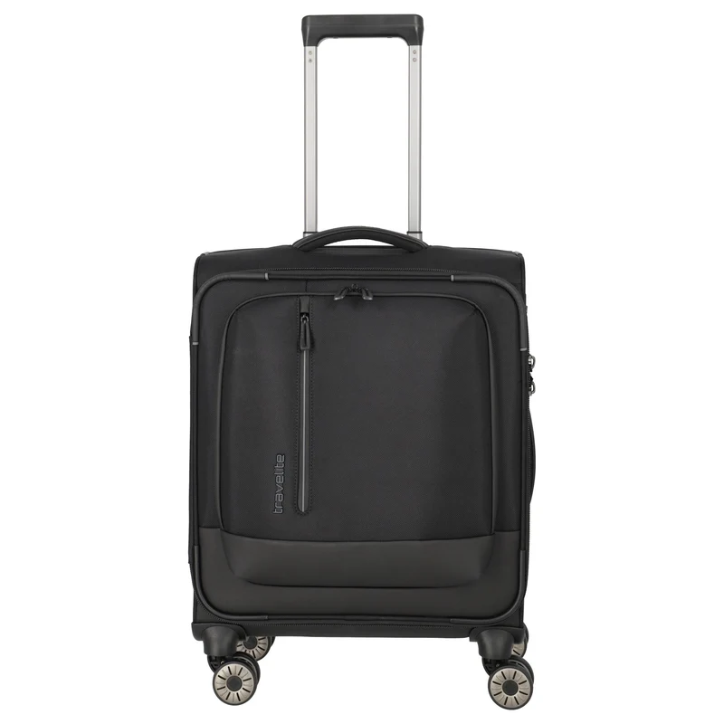 Travelite Crosslite - 4-Rollen-Kabinentrolley S 55 cm (black)