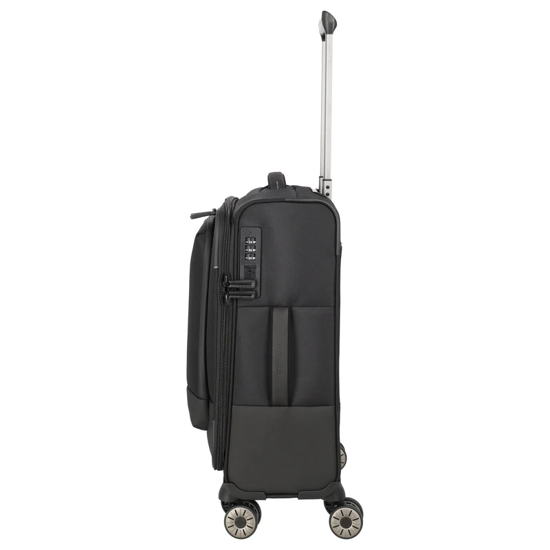 Travelite Crosslite - 4-Rollen-Kabinentrolley S 55 cm (black)