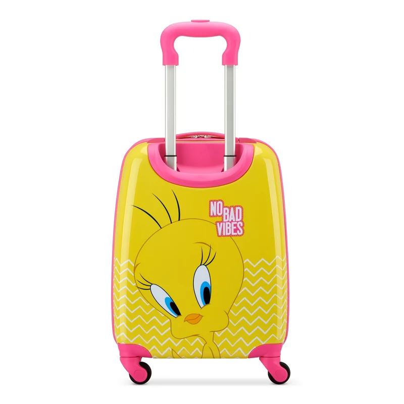 Roncato Looney Tunes Kids - 4-Rollen-Kindertrolley 44 cm (Tweety Giallo)