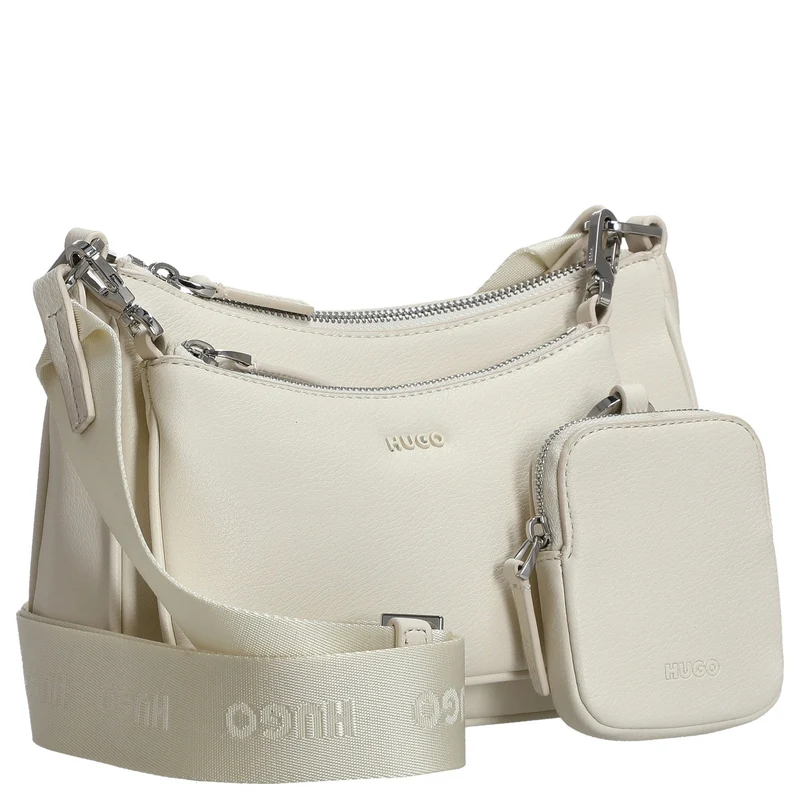 HUGO Women's Bel 2.0 - Umhängetasche 22 cm (open white)