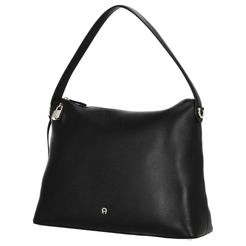 Aigner Delia - Schultertasche L 39 cm (black)