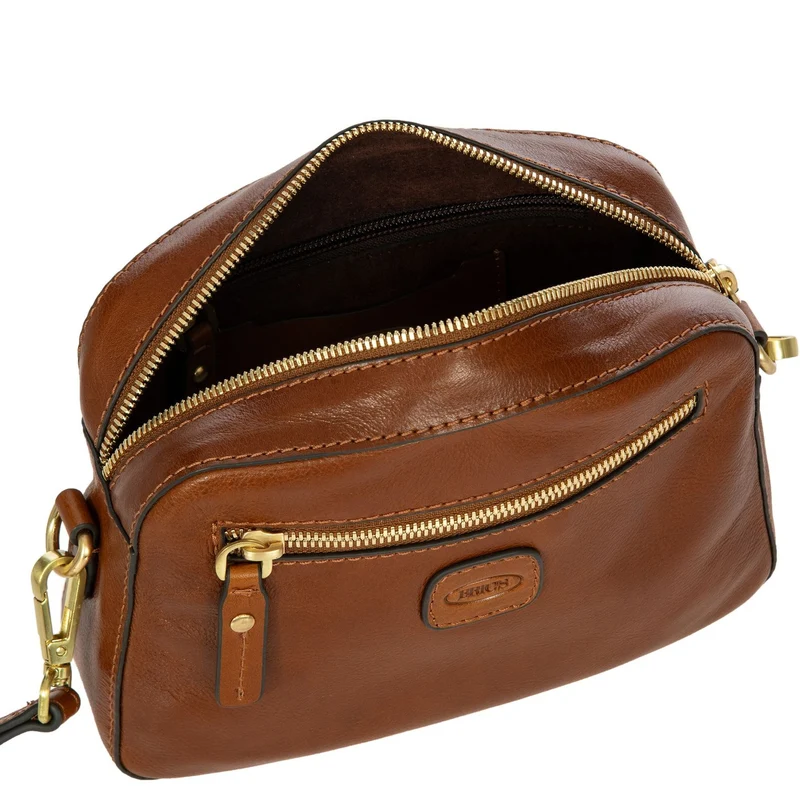 Brics Volterra - Umhängetasche 21 cm (tobacco)