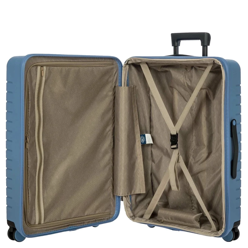 Brics BY Ulisse - 4-Rollen-Trolley 71 cm erw. (grey blue)