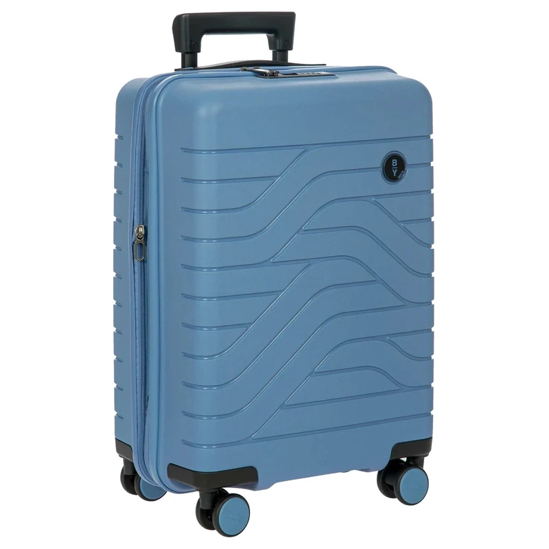 Brics BY Ulisse - 4-Rollen-Kabinentrolley 55 cm erw. (grey blue)
