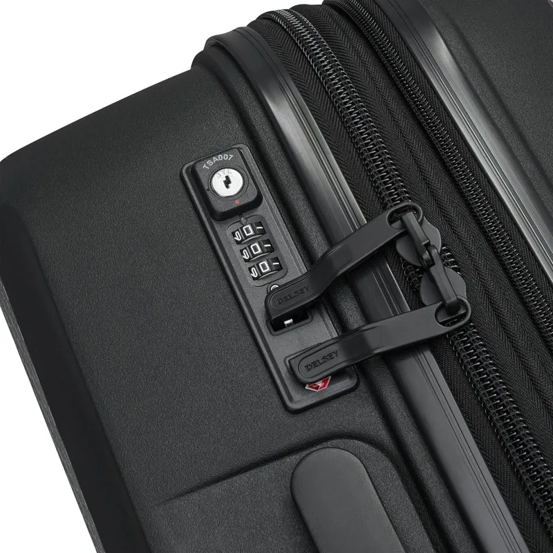 Delsey Paris Belmont Plus - 4-Rollen-Trolley recycelt 71 cm erw. (schwarz)