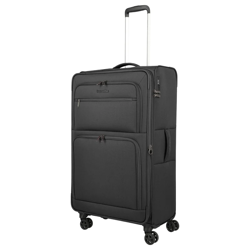 Travelite Cubis - 4-Rollen-Trolley 83 cm erw. (anthracite)