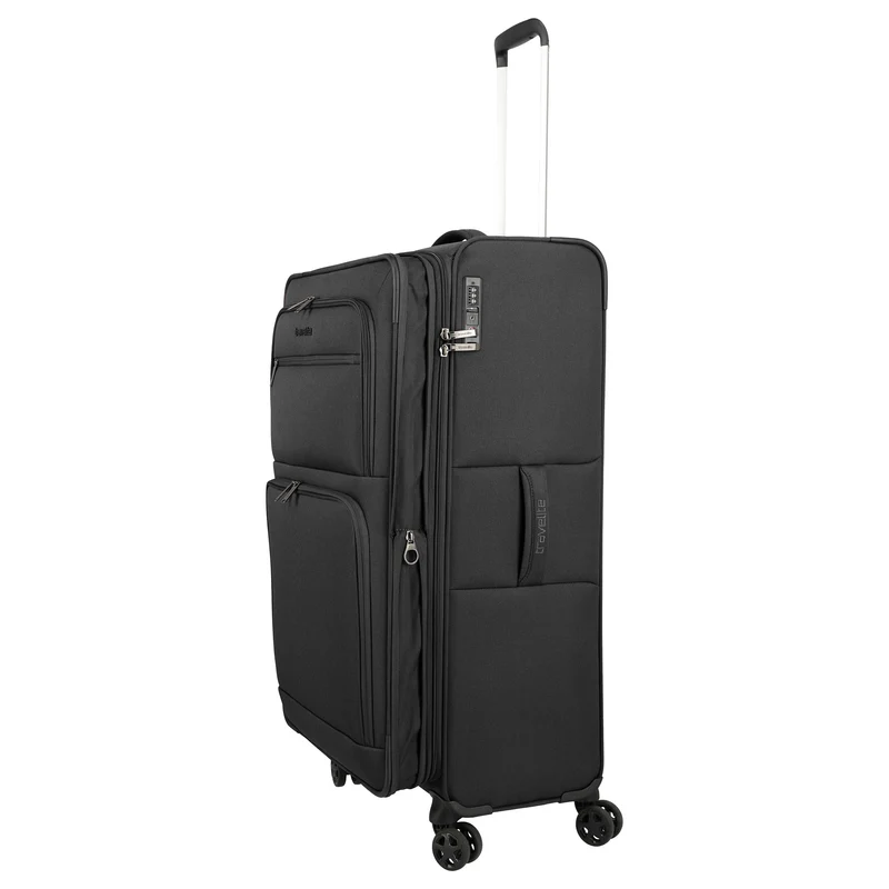Travelite Cubis - 4-Rollen-Trolley 83 cm erw. (anthracite)