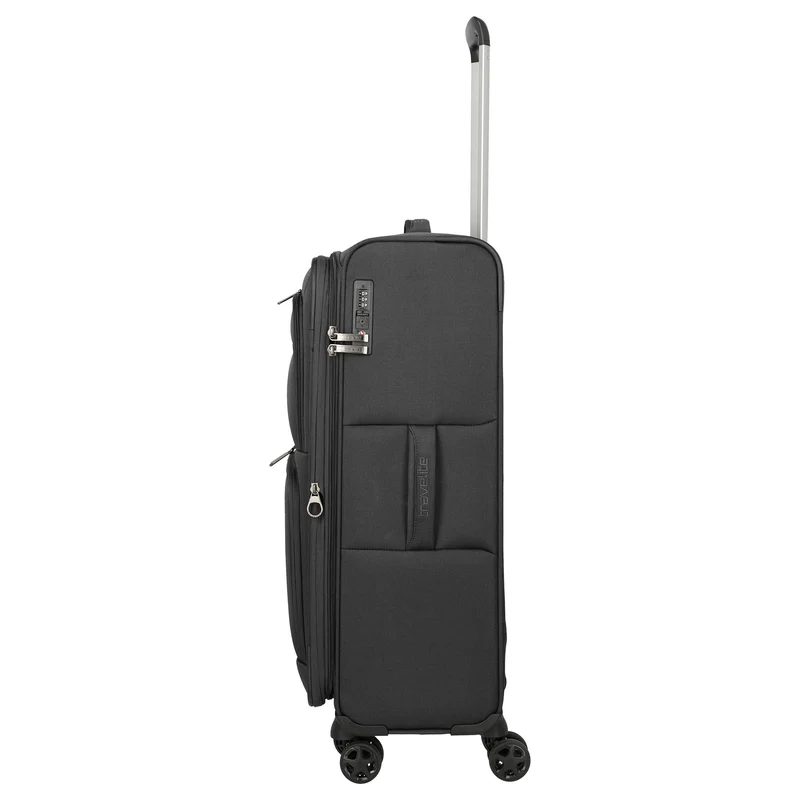 Travelite Cubis - 4-Rollen-Trolley 72 cm erw. (anthracite)