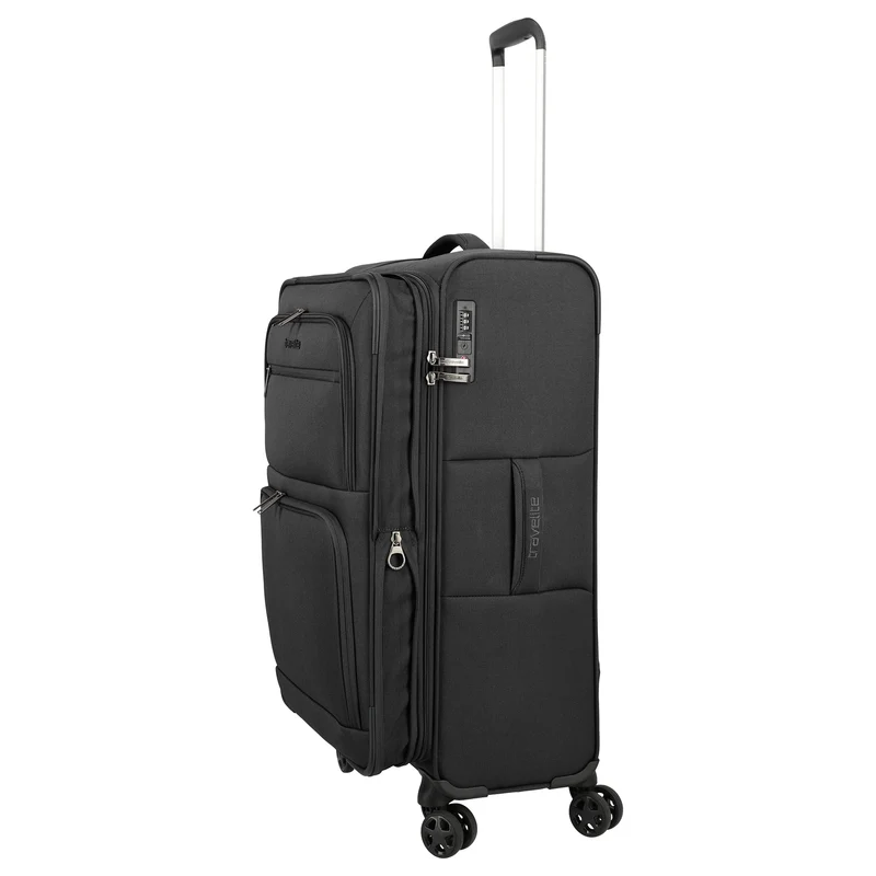 Travelite Cubis - 4-Rollen-Trolley 72 cm erw. (anthracite)