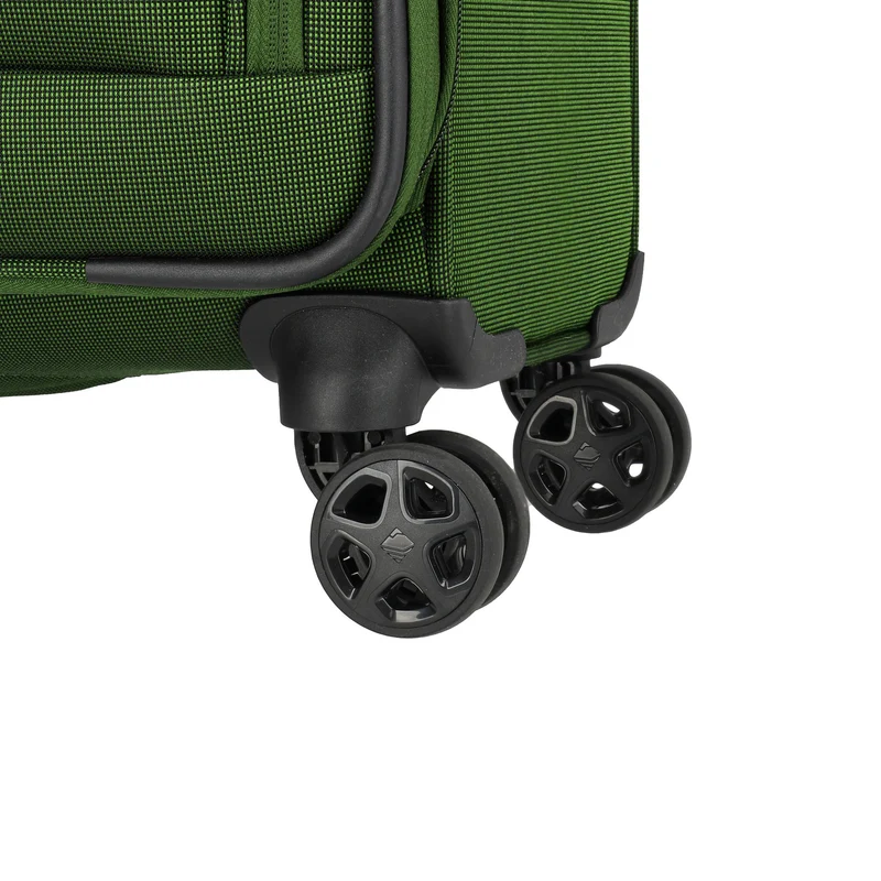 Travelite Cubis - 4-Rollen-Trolley Set 5tlg. (green)