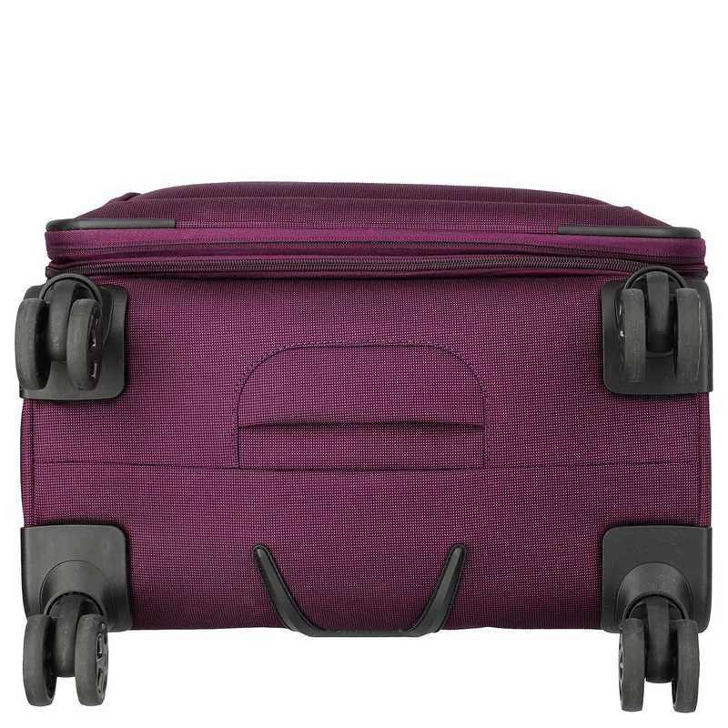 Travelite Cubis - 4-Rollen-Trolley Set 5tlg. (berry)