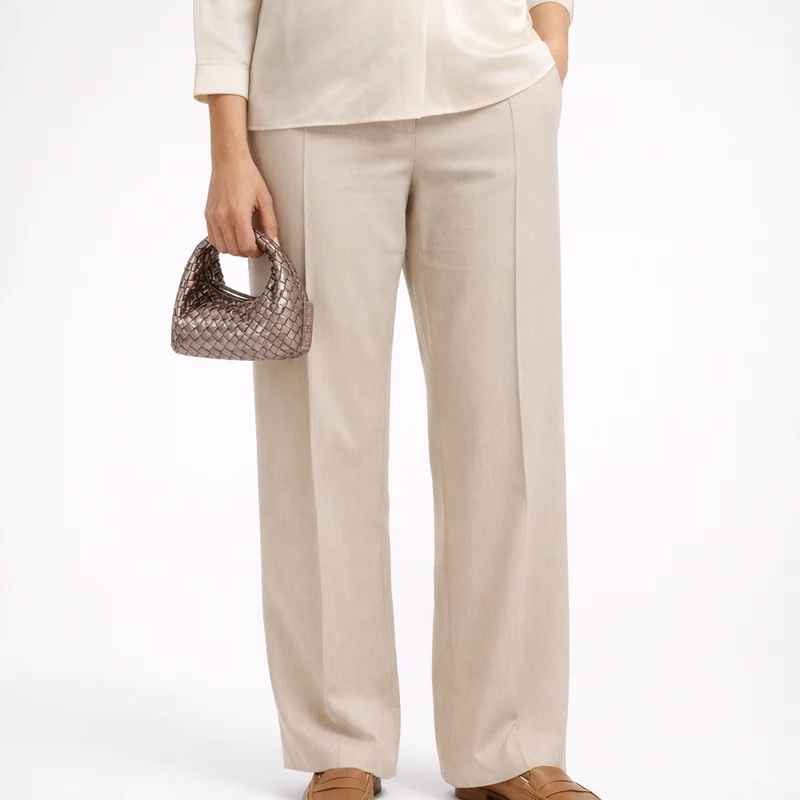 Les Visionnaires Greta Micro Weave Metallic - Henkeltasche (light bronze)