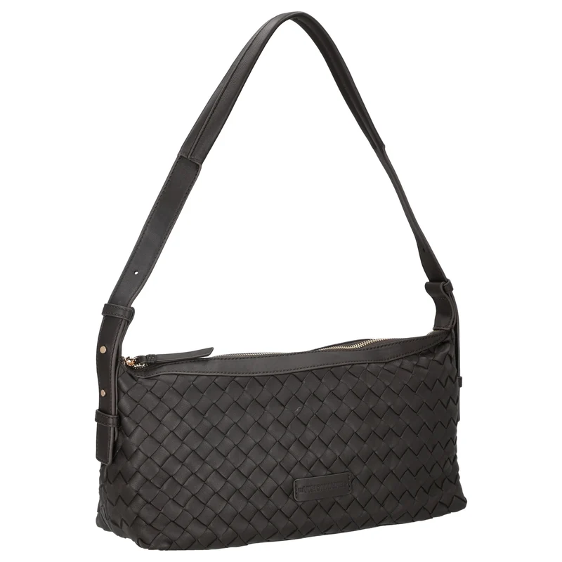 Les Visionnaires Marie Baguette Weave Silky - Schultertasche 38.5 cm (cafe)