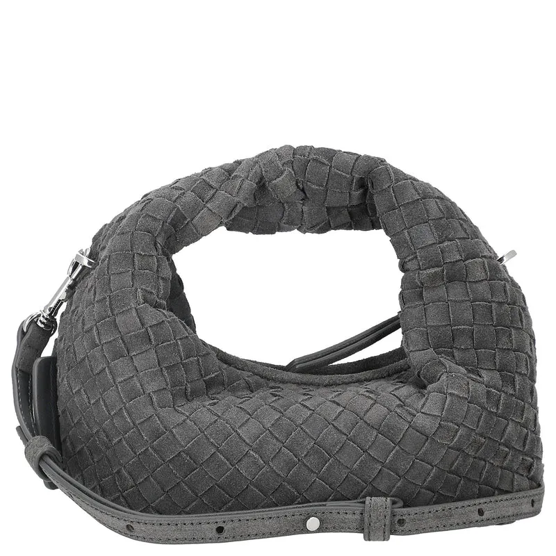 Les Visionnaires Greta Micro Weave Cozy - Umhängetasche 20 cm (asphalte)