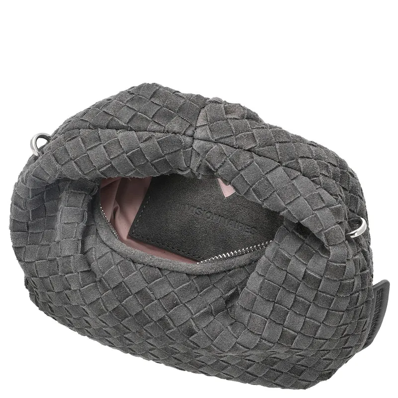 Les Visionnaires Greta Micro Weave Cozy - Umhängetasche 20 cm (asphalte)