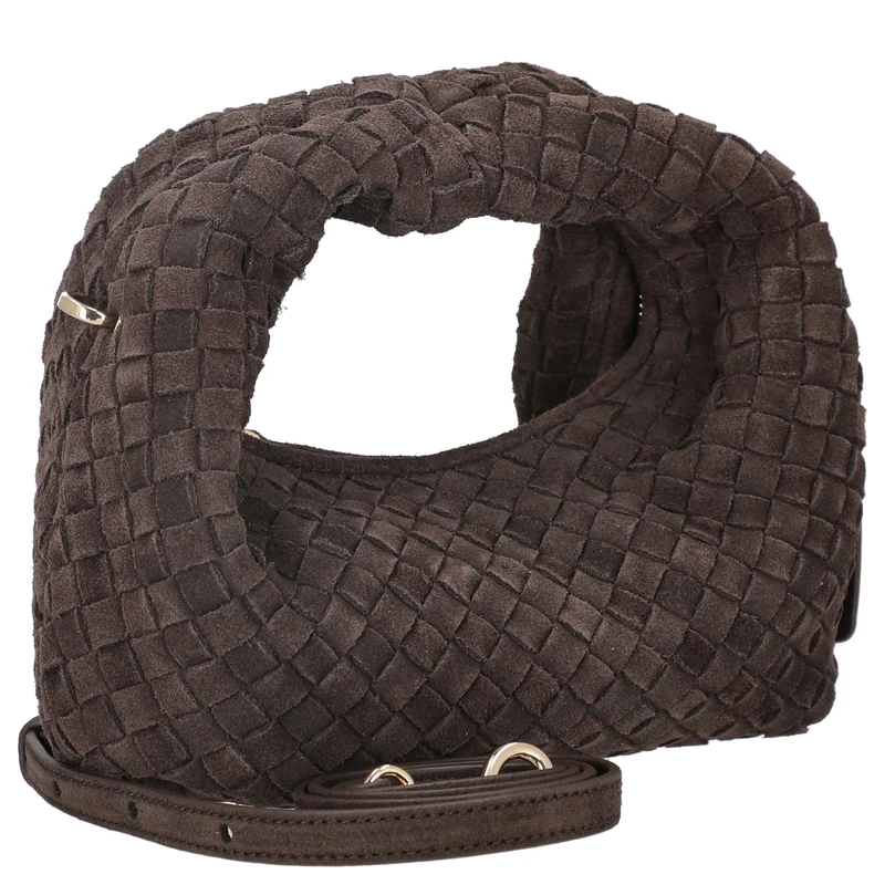 Les Visionnaires Greta Micro Weave Cozy - Umhängetasche 20 cm (dark brown)
