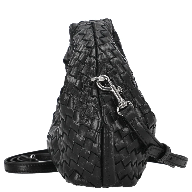 Les Visionnaires Greta Micro Weave Glossy - Henkeltasche (black)