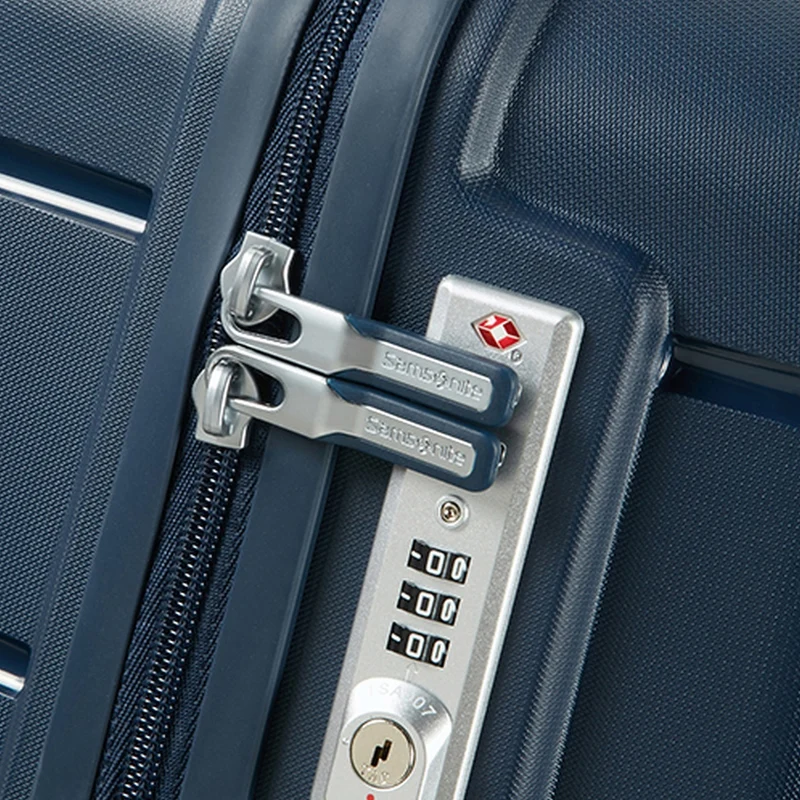 Samsonite Flux 4-Rollen-Trolley M 68 cm erw. (navy blue)