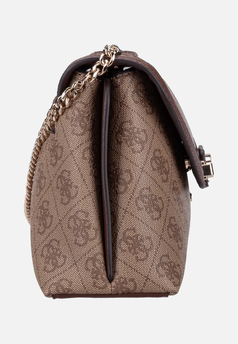Lindsey Convertible Flap 49210 Latte Logo - Crossbody Bag