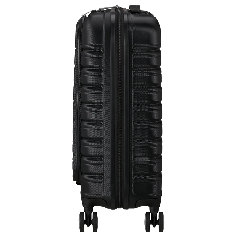 American Tourister Flashline - 4-Rollen-Kabinentrolley mit Vortasche 15.6" 55 cm (schwarz)