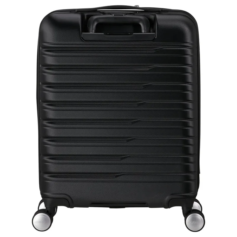 American Tourister Flashline - 4-Rollen-Kabinentrolley mit Vortasche 15.6" 55 cm (schwarz)