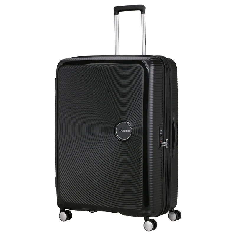 American Tourister Soundbox - 4-Rollen-Trolley 80 cm erw. (schwarz)
