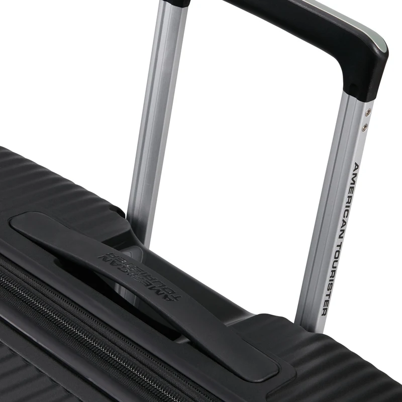 American Tourister Soundbox - 4-Rollen-Trolley 80 cm erw. (schwarz)
