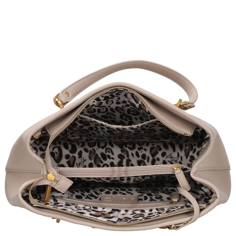 Liu Jo Onice - Shopper L 37 cm (tortora chiaro)