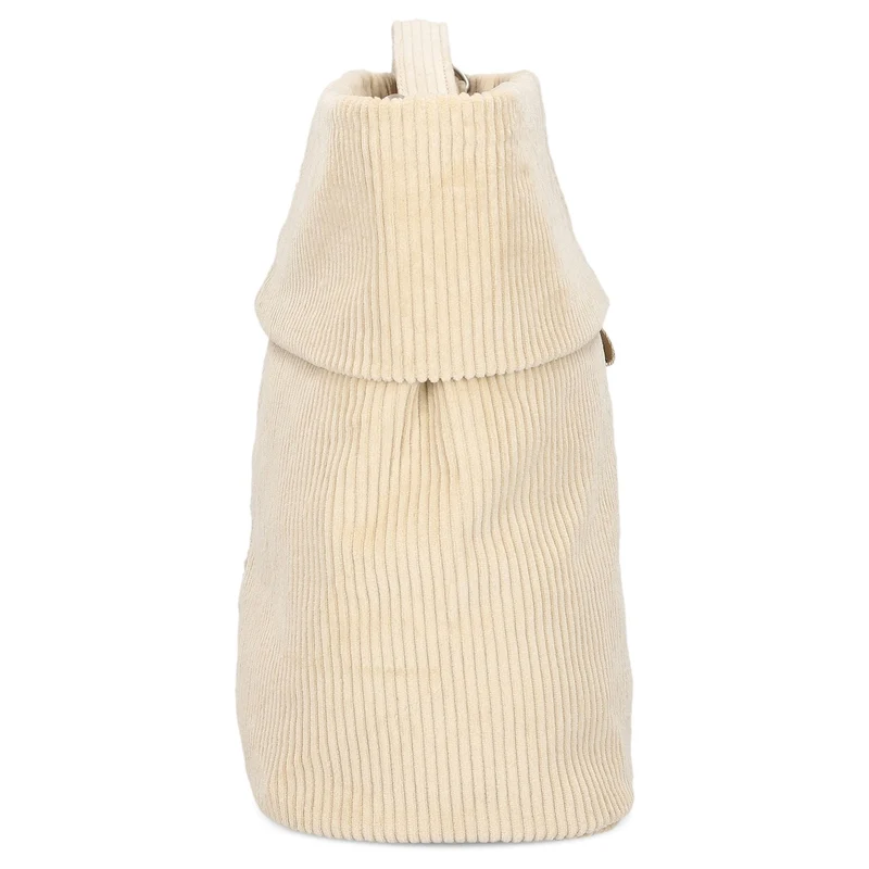 zwei Mademoiselle M8 - Schultertasche 25 cm (cord-creme)
